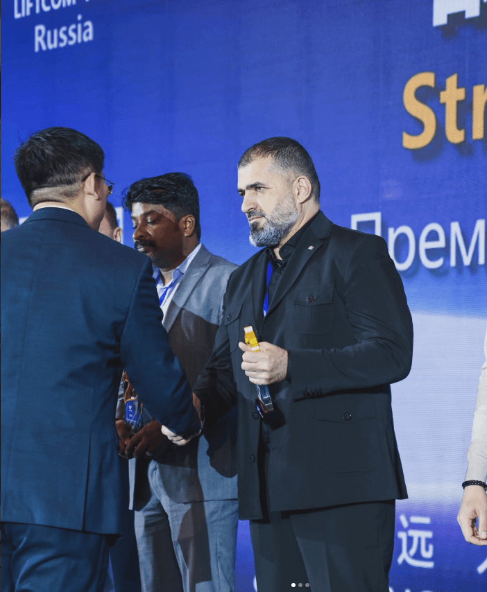 Зухраб Хасмагамедович Яхъяев на церемонии награждения Strategic Partner Award 2026